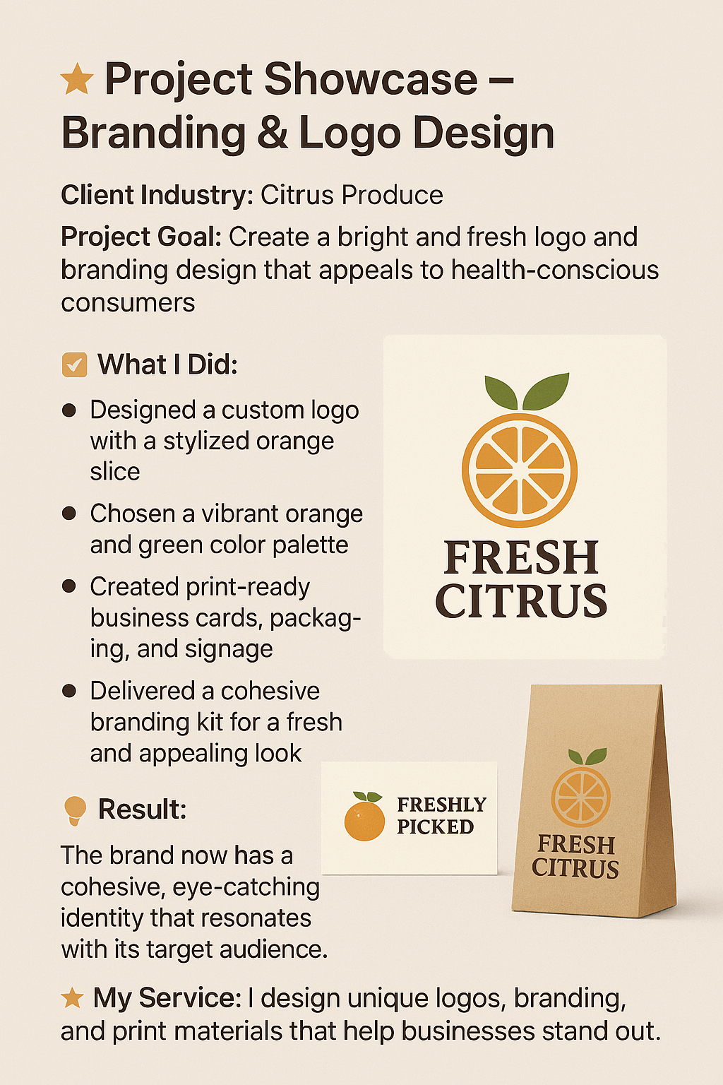 Creative logos, branding, and print designs that make your business stand out with style and trust.