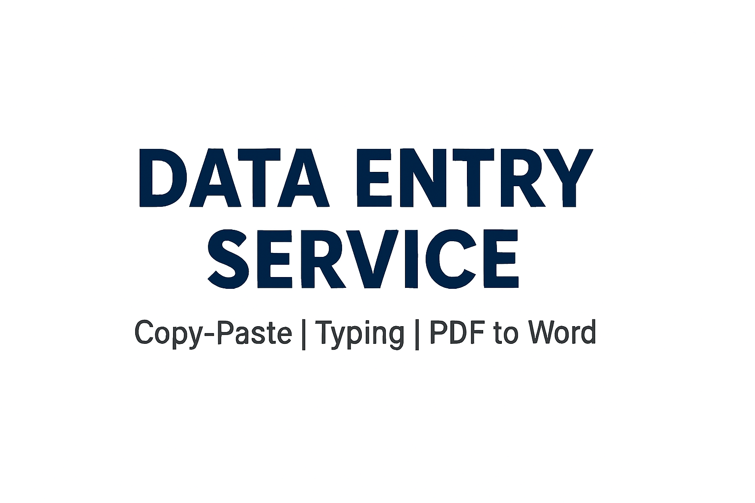 You’ll get fast and accurate Data Entry & Copy-Paste work
