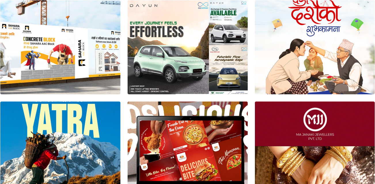 I Offer Graphic design services: Logos, Branding,Social Media, and Marketing Visuals.