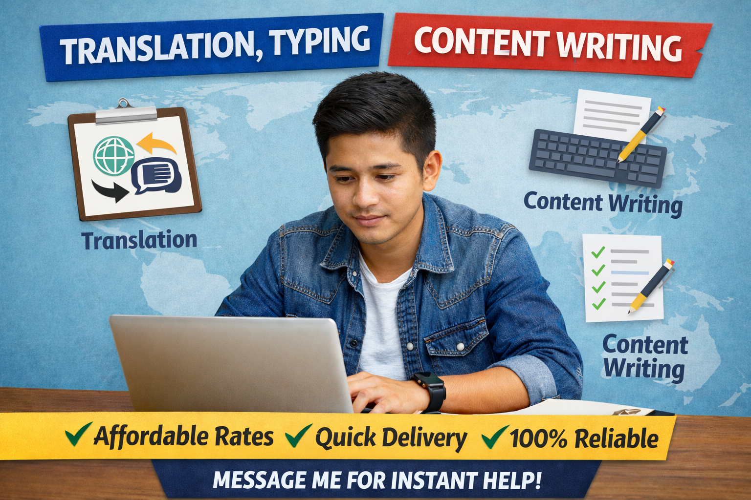 I can offer translations from English to other languages